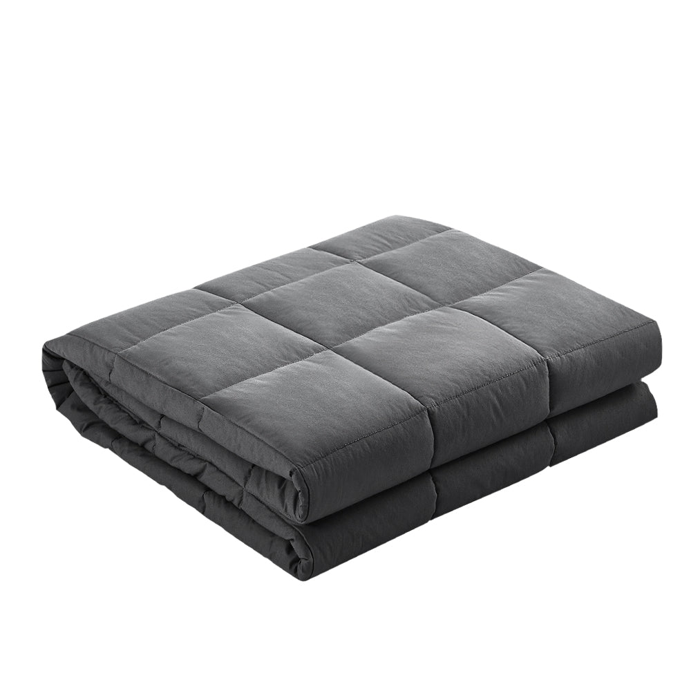 11KG Weighted Heavy Gravity Blankets - Dark Grey - Giselle Bedding