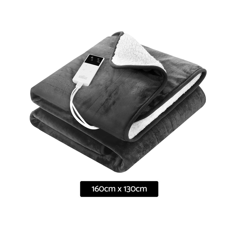 Giselle Electric Throw Rug Heated Blanket Washable Snuggle Flannel Win