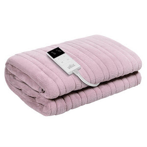 
                  
                    Giselle Electric Throw Rug Heated Blanket Fleece Pink
                  
                