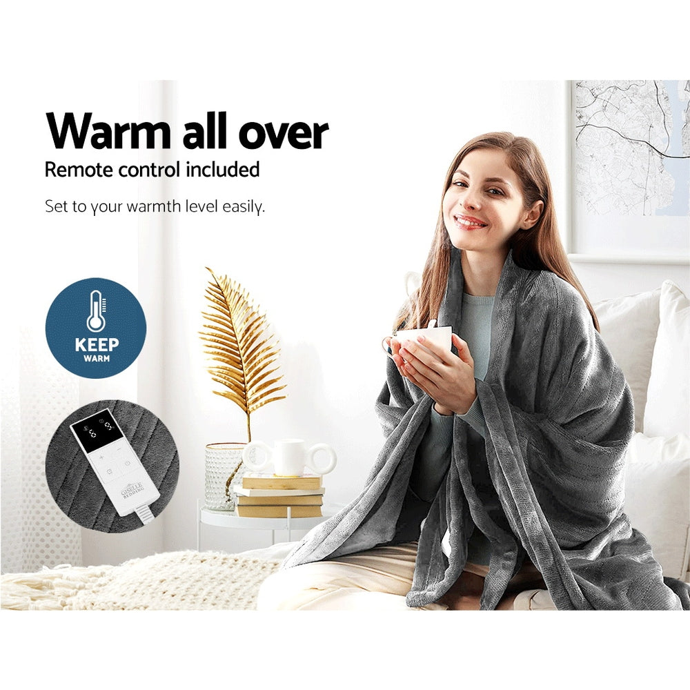 
                  
                    Electric Throw Blanket - Silver
                  
                
