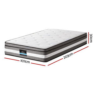 
                  
                    Giselle Bedding 30cm Seaqual Fabric Mattress Gel Foam Pocket Spring King Single Size
                  
                