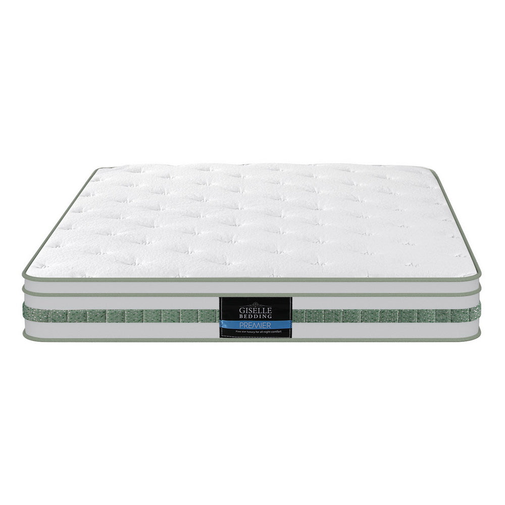 
                  
                    Giselle Bedding Green Tea Foam Pocket Spring Mattress King Bed Hybrid Mattresses
                  
                