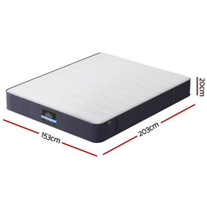 
                  
                    Giselle Bedding Tight Top Mattress 20cm Queen Bed Pocket Spring Hybrid Mattresses
                  
                