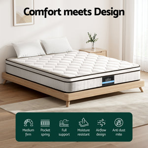 
                  
                    Giselle Bedding Mattress Boucle Fabric Cover Medium Firm 22cm King
                  
                