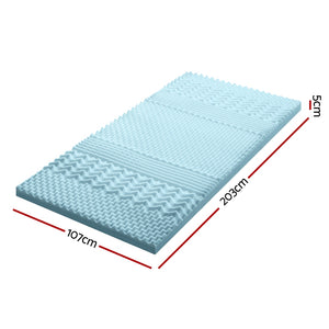 
                  
                    Giselle Bedding 5cm Memory Foam Mattress Topper 7-Zone King Single
                  
                