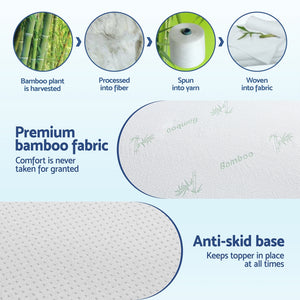 
                  
                    Giselle Bedding 5cm Memory Foam Mattress Topper 7-Zone King Single
                  
                