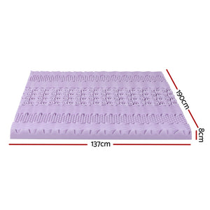 
                  
                    Giselle 8cm Memory Foam Mattress Topper Lavender Infused Bamboo Cover 7-Zone Double
                  
                