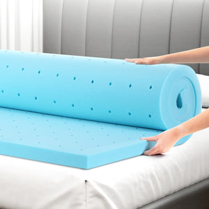 
                  
                    Giselle Bedding Memory Foam Mattress Topper Ventilated Cool Gel 5cm Double
                  
                