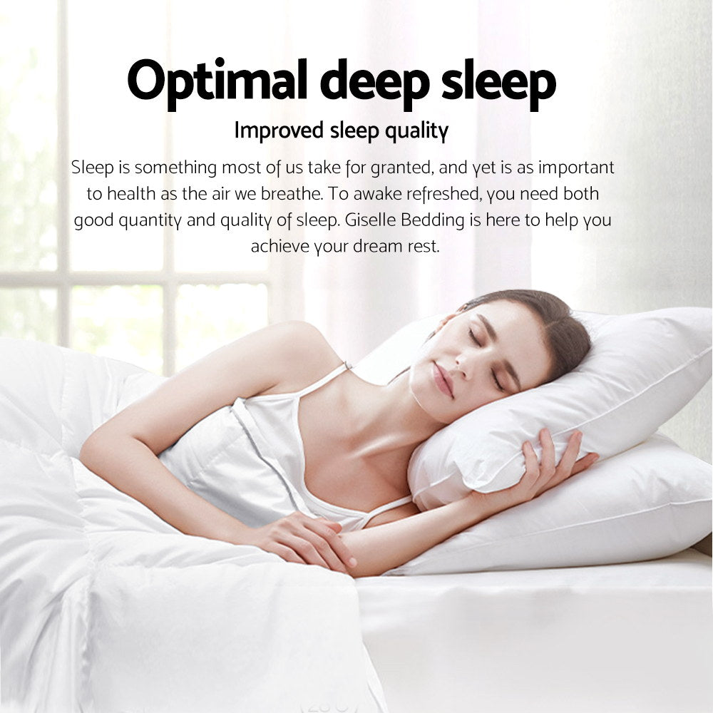 
                  
                    Giselle Bedding 700GSM Duck Down Feather Quilt Duvet Doona Winter Blanket Single
                  
                
