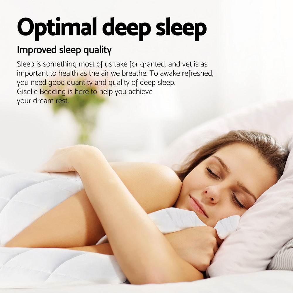 
                  
                    Giselle Bedding 800GSM Goose Down Feather Quilt Winter Blanket Duvet Comforter Single
                  
                