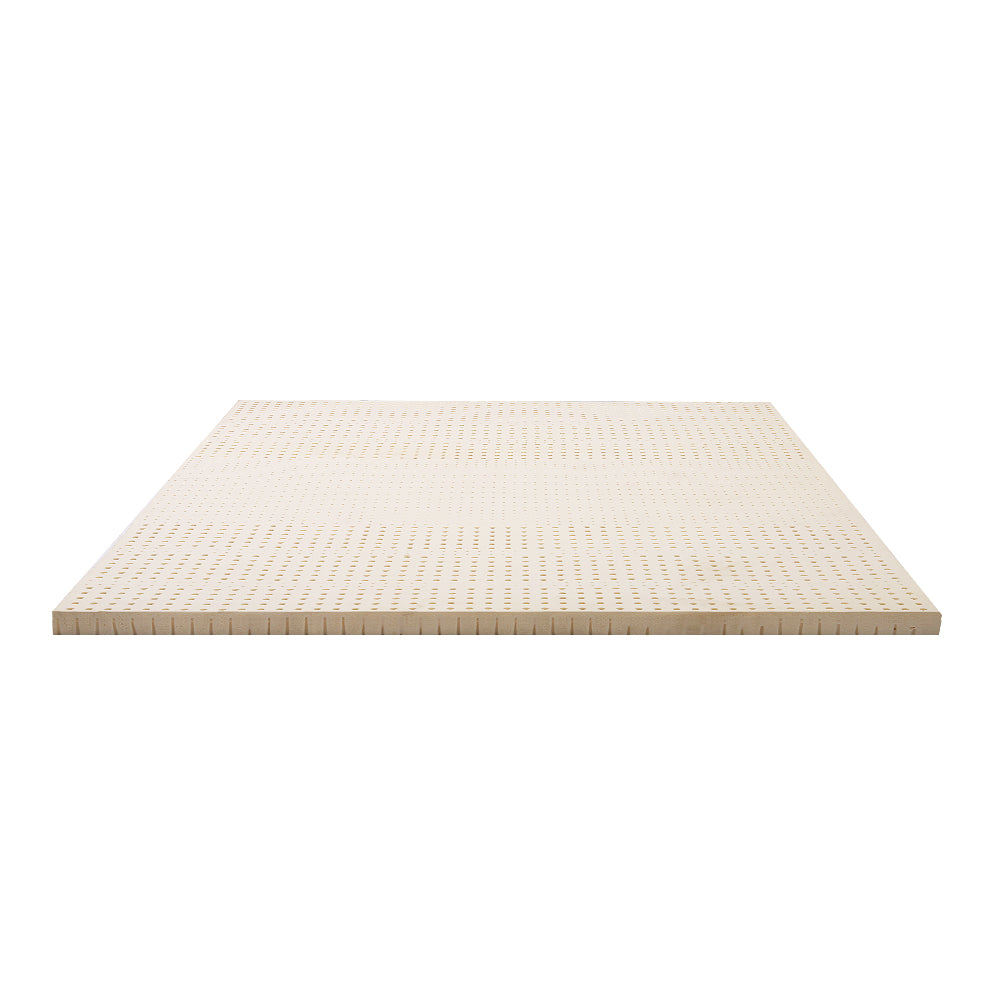 Pure Natural Latex Mattress Topper 7 Zone 5cm Double - Giselle Bedding