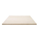 7 Zone Latex Mattress Topper Underlay 7.5cm Queen Mat Pad Cover - Giselle Bedding