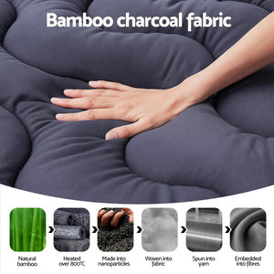 
                  
                    Giselle 5cm Mattress Topper Pillowtop toppers Bamboo Charcoal Double
                  
                