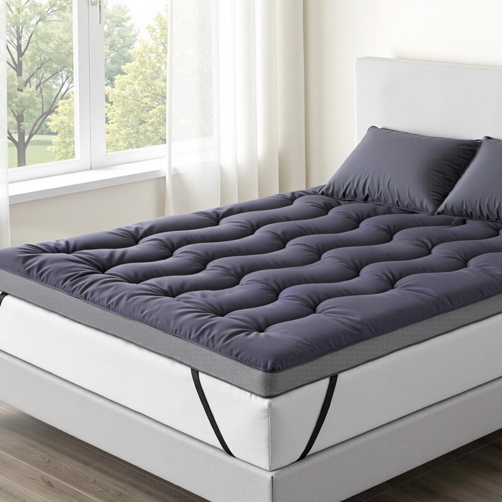 
                  
                    Giselle 5cm Mattress Topper Pillowtop toppers Bamboo Charcoal Double
                  
                