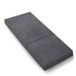Folding Foam Portable Mattress Grey - Giselle Bedding