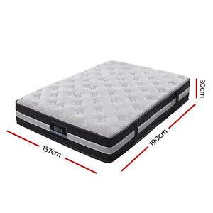
                  
                    Giselle Bedding Lotus Tight Top Pocket Spring Mattress 30cm Thick – Double
                  
                