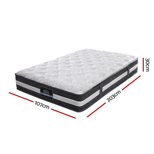 
                  
                    Giselle King Single Mattress Bed Size 7 Zone Pocket Spring Medium Firm Foam 30cm
                  
                