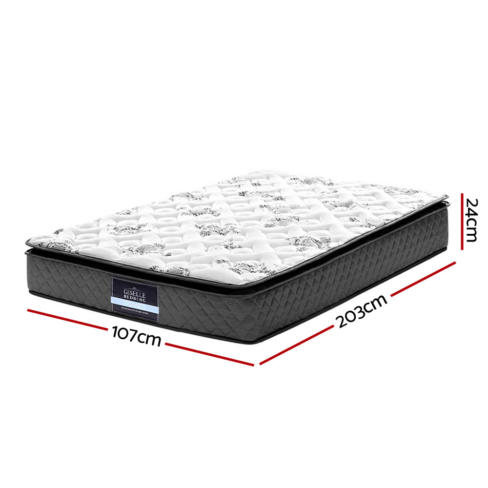 
                  
                    Giselle Bedding Rocco Bonnell Spring Mattress 24cm Thick – King Single
                  
                