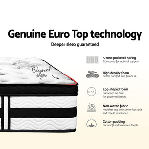 
                  
                    Giselle Bedding Algarve Euro Top Pocket Spring Mattress 34cm Thick – Queen
                  
                