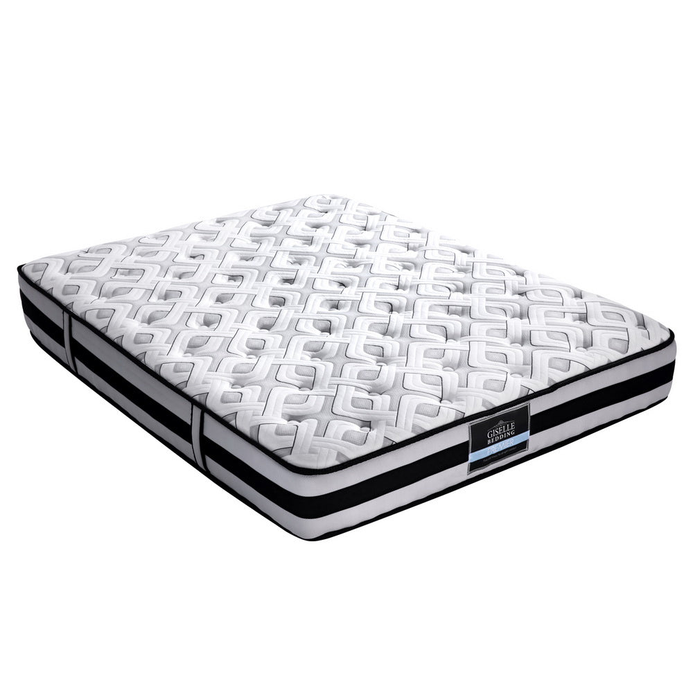 Giselle Bedding Rumba Tight Top Pocket Spring Mattress 24cm Thick – Double