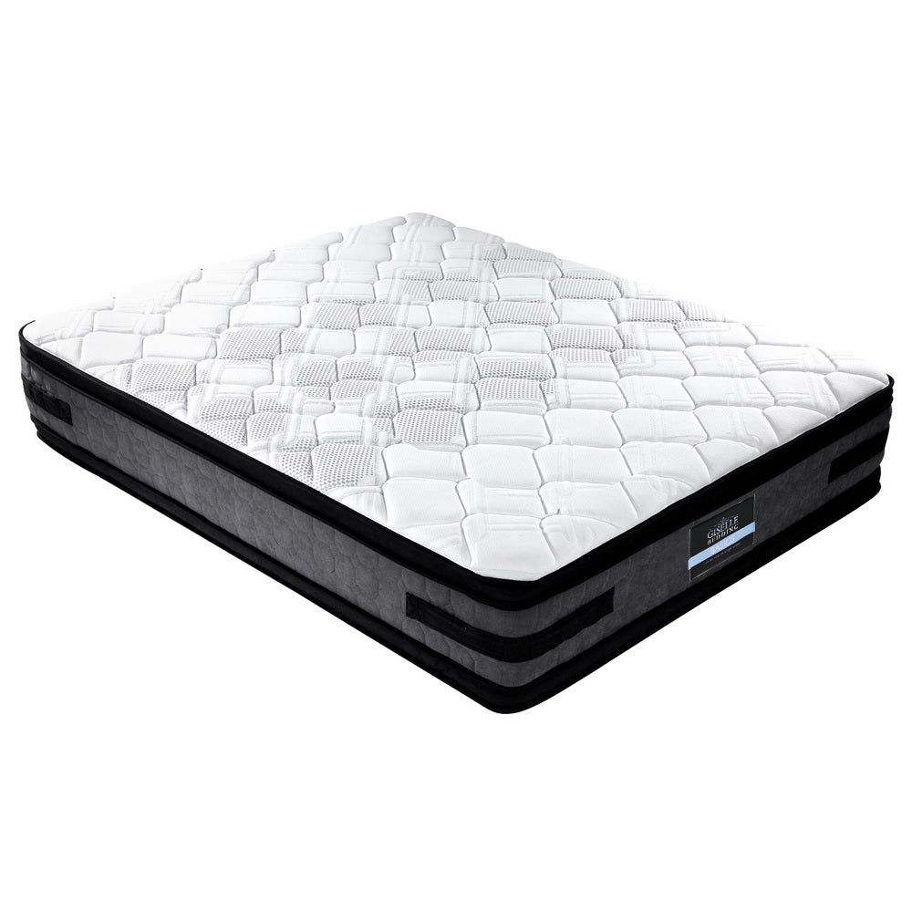 Giselle Bedding Luna Euro Top Cool Gel Pocket Spring Mattress 36cm Thick – Double