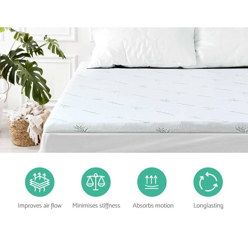 
                  
                    Giselle Bedding Memory Foam Mattress Topper 11-Zone 8cm Queen
                  
                