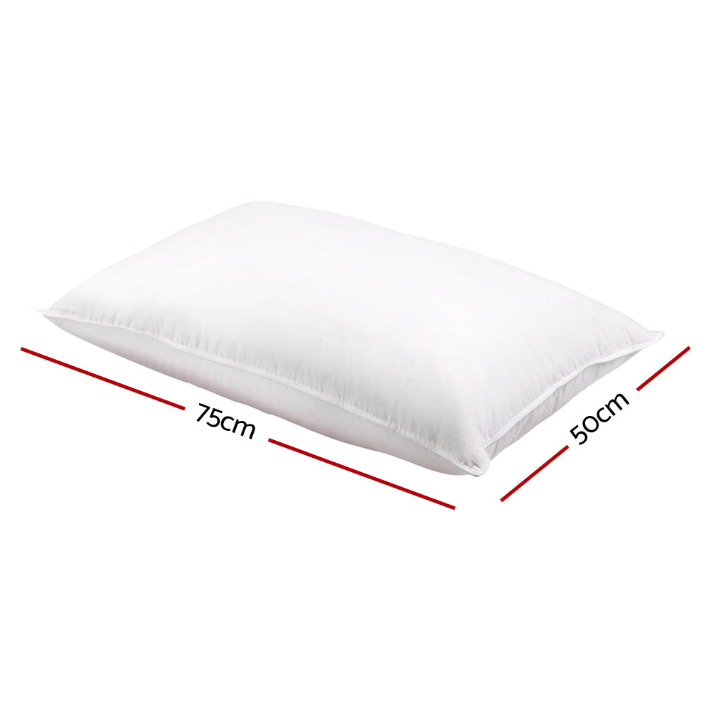 
                  
                    Set of 2 Goose Feather and Down Pillow - White
                  
                