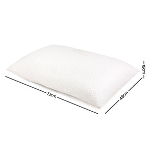 
                  
                    Set of 2 Single Bamboo Memory Foam Pillow - Giselle Bedding
                  
                