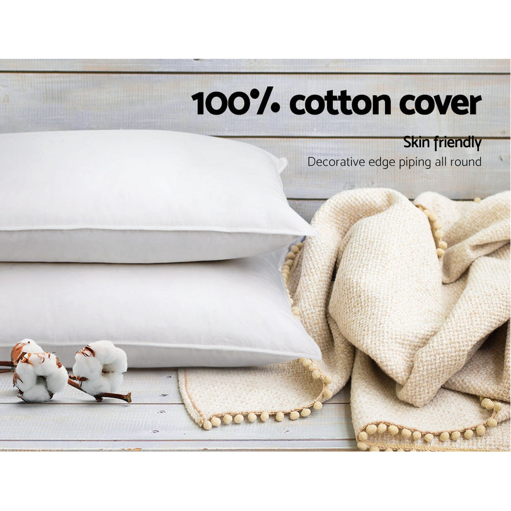 
                  
                    Set of 4 Medium & Firm Cotton Pillows - Giselle Bedding
                  
                