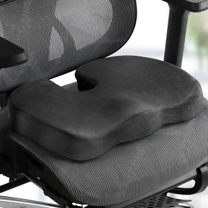 
                  
                    Giselle Bedding Seat Cushion Memory Foam Pillow Back Pain Relief Chair Pad Black
                  
                