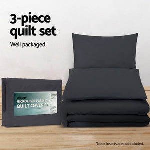 
                  
                    Giselle Quilt Cover Set Classic Black - King
                  
                
