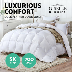 
                  
                    Super King Light Weight Duck Down Quilt - Giselle Bedding
                  
                