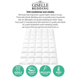 
                  
                    King Size Duck Down Quilt - Giselle Bedding
                  
                