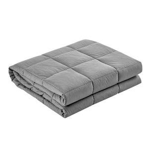 
                  
                    7KG Weighted Gravity Blankets - Light Grey - Giselle Bedding
                  
                